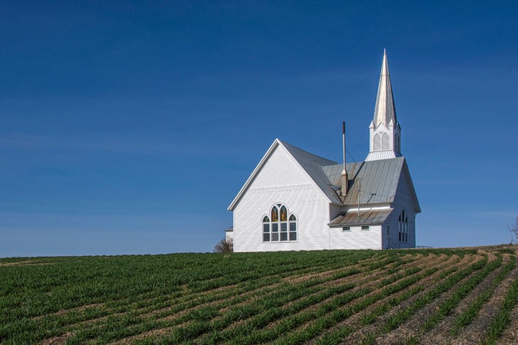 church, chapel, worship, religion, rural, countryside, blue sky, church, church, church, church, church
